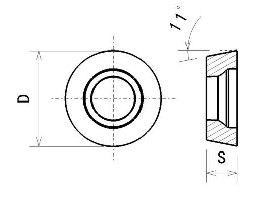 0.20-2.70mm/Rev RPMW 1003MO CNC فرز درج کاربید برای فولاد سخت شده